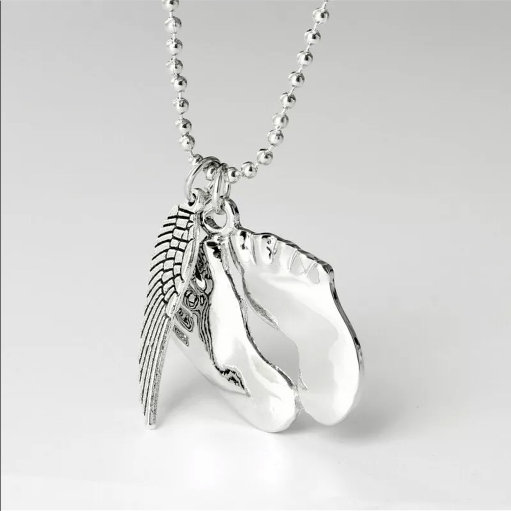 Mother gift Little Foot Necklace Daughter son
